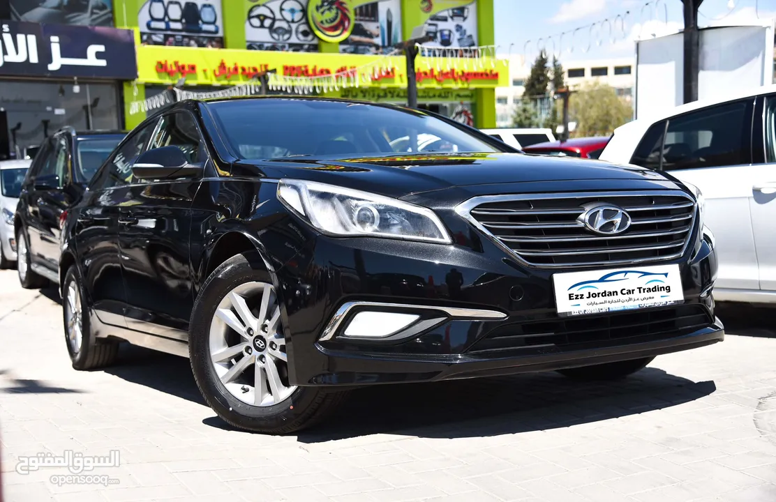 عرض لمدة اسبوع هونداي سوناتا بنزين بحالة الوكالة Hyundai Sonata 2018