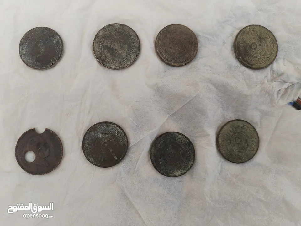 قروش و نصف قرش و درهم ونصف الدرهم
