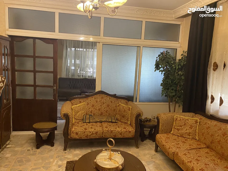 شقة طابق ارضي للبيع - مساحة 123 متر - ضاحية الامير حسن