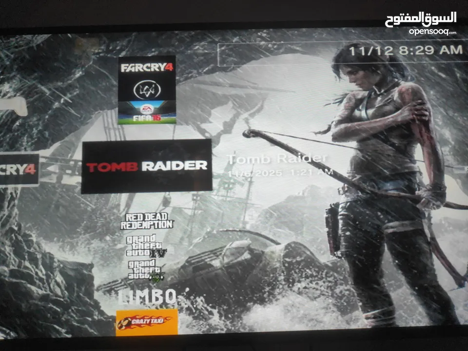 شاشة تلفزيون LG  ولا غلطه مع سوني 3 مهكر وعليه العاب و رسيفر فيه نظام اندرويد