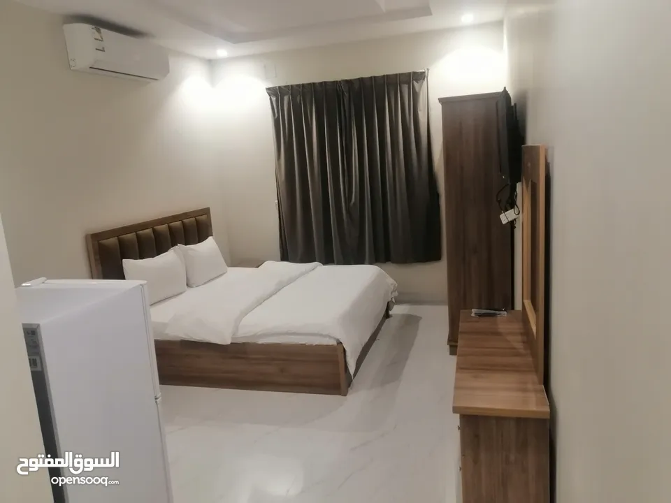 للايجار الشهري شقة غرفة مع مطبخ مفروشة حي الخليج الرياض