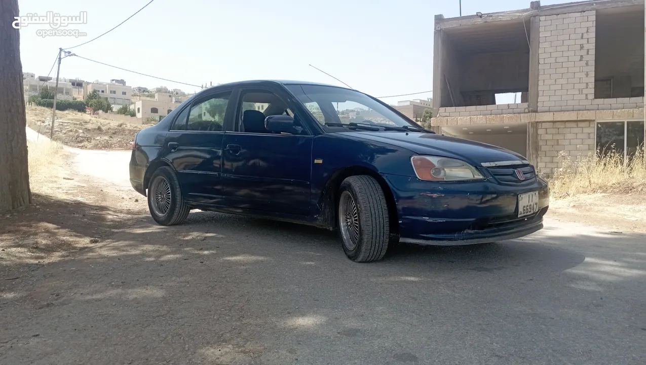 هوندا سيفيك 2001 لون كحلي للبيع