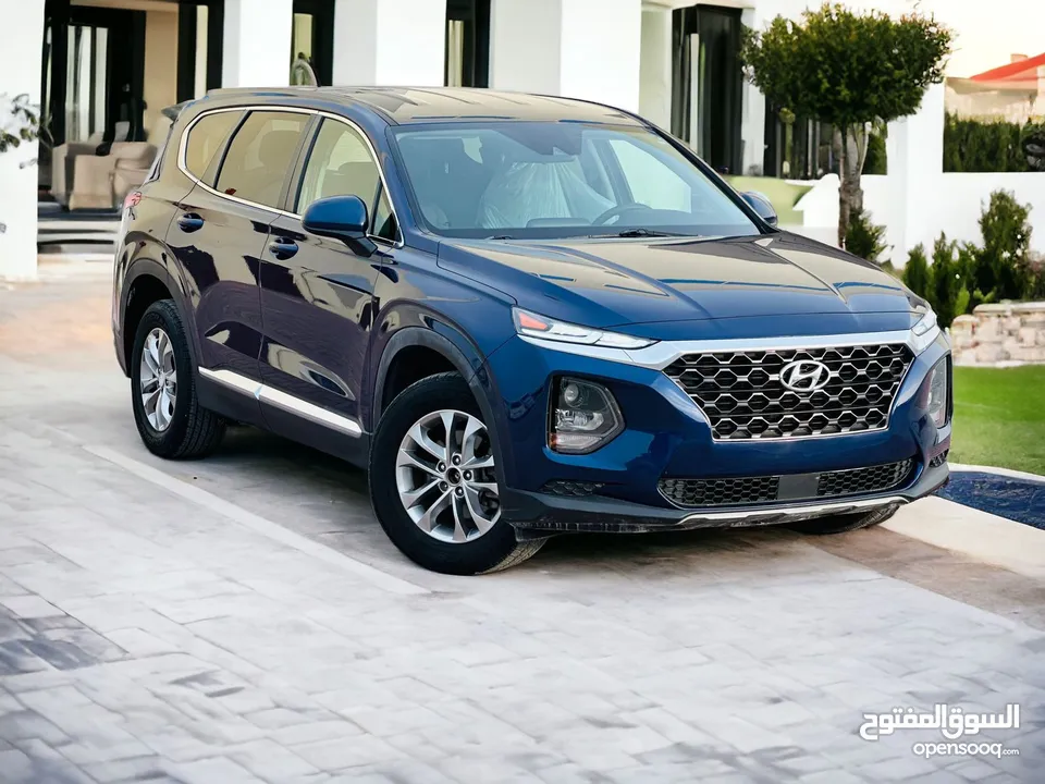 AED 940 PM  HYUNDAI SANTA FE 2019 GLS  0% DOWNPAYMENT  WELL MAINTAINED