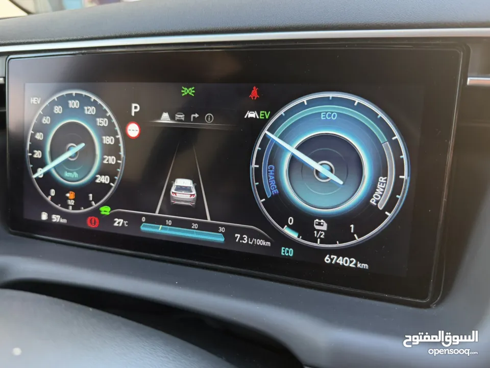 هونداي توسان 4/4 هايبرد plug-in ترخيص 2022 فل مع بانوراما  137000 كاش