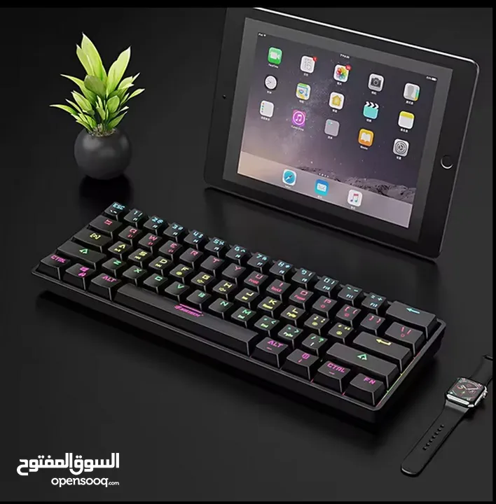 كيبورد RGB ميكانيكي من شركة Jertech