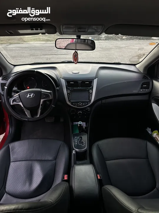 هيونداي اكسنت 2017 / سعر مميز وحررررق / فحص نخب/ لون مميز / فل اضافات بدون فتحة / ترخيص وتامين ساري