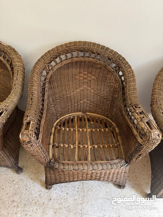 كنب قش خيزران