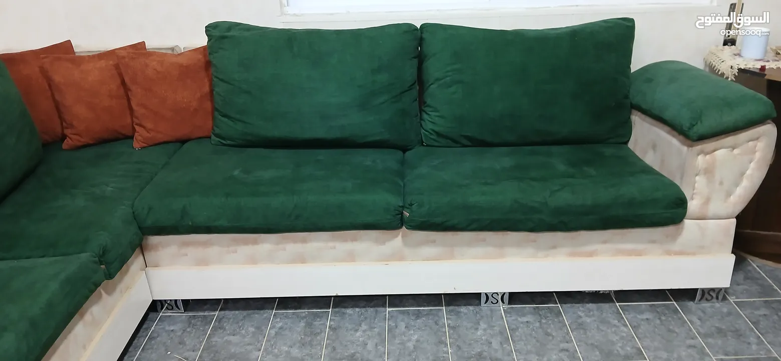 طقم كنب مستعمل بسعر خيالي قابل للتفاوض