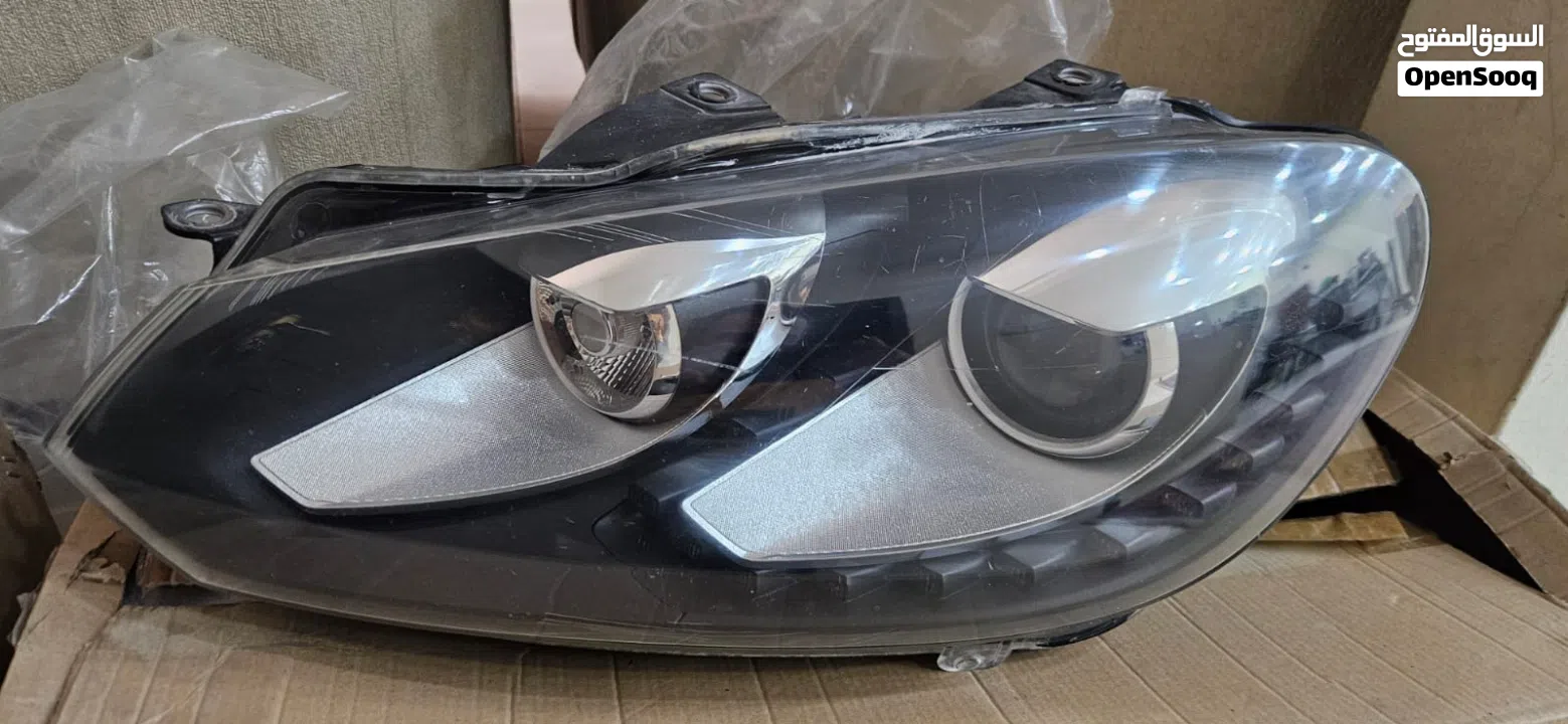 OEM VW Golf MK6 Headlights (2010-2013) - Used, good condition, full set (L+R)