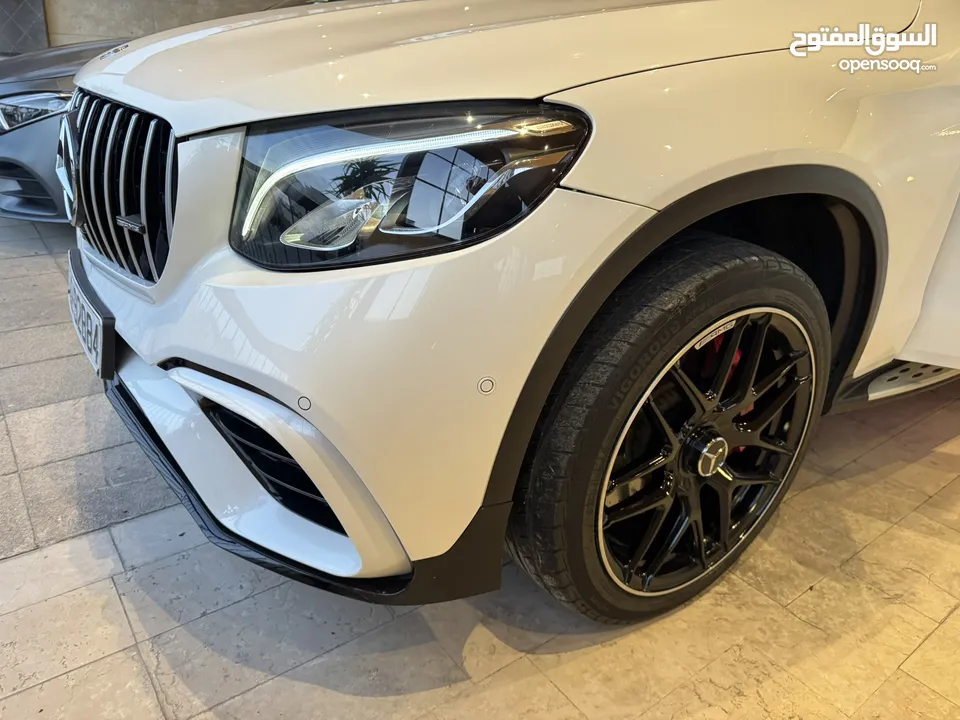 GLC 63 coupe (body kit) 350e 2018 black edition وارد الوكالة صيانة الوكالة مالك أول