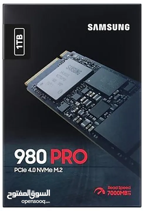 SAMSUNG 980 PRO SSD 1TB PCIe 4.0 NVMe Gen 4