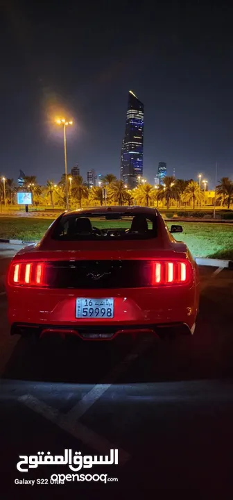 Used Bright Red Ford Mustang 2015 Ecoboost.