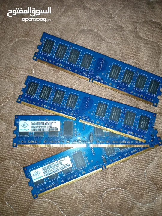 رام RAM DDR2 2G