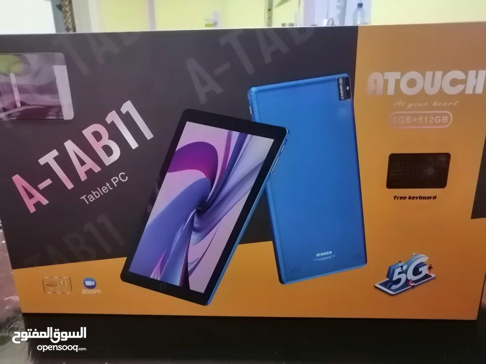 تابلت اي تتش 10.1انش جديد 512ذاكره 8رام