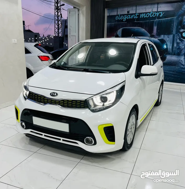 Kia Morning 2020 فلل جي تي نخب طلاء الشركة سعر حرررررق مرخصة ومأمنة لقطة،،
