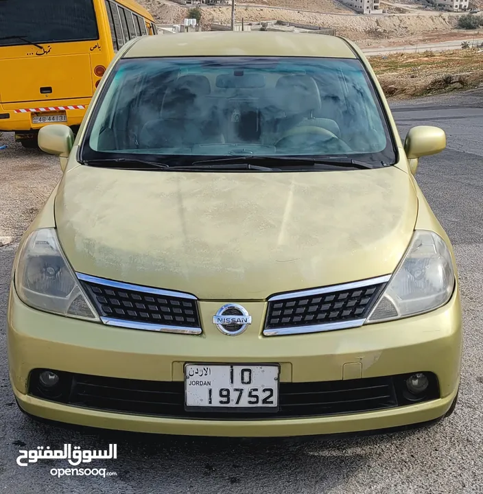 نيسان تيدا NISSAN TIIDA موديل 2008 متور 1800cc راكب جديد  جير عادي
