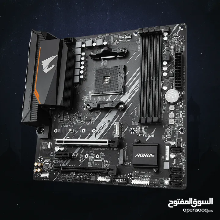 Gigabyte AMD B550 Aorus Elite Gaming Motherboard - مذربورد من جيجابايت !