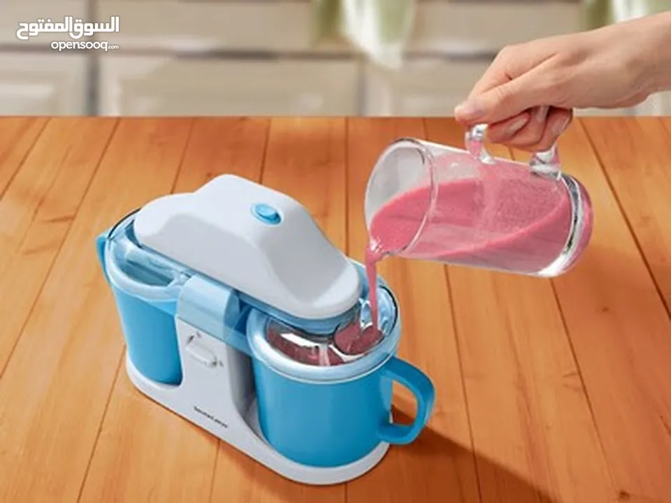 ماكنة صنع البوظه   ايس كريم من الفواكه الطبيعه و طريقتك الخاصه فخر الصناعه الالمانيه