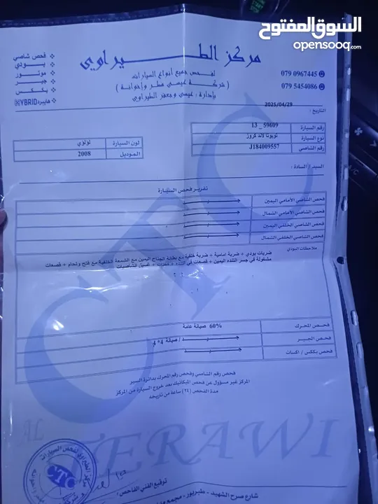 للبيع تويوتا لاندكروزر موديل 2008 محول كامل 2018  كامل متور V8بسعر مغري 24000