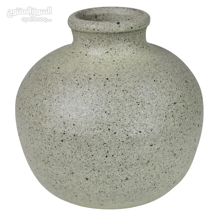 Tarpon Drum Vase, Ceramic By HomArt