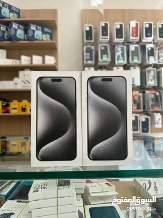 ايفون 15 برو ماكس 256 جيجا جديد كفالة الشرق الاوسط جميع الالوان // iPhone 15 Pro MaX