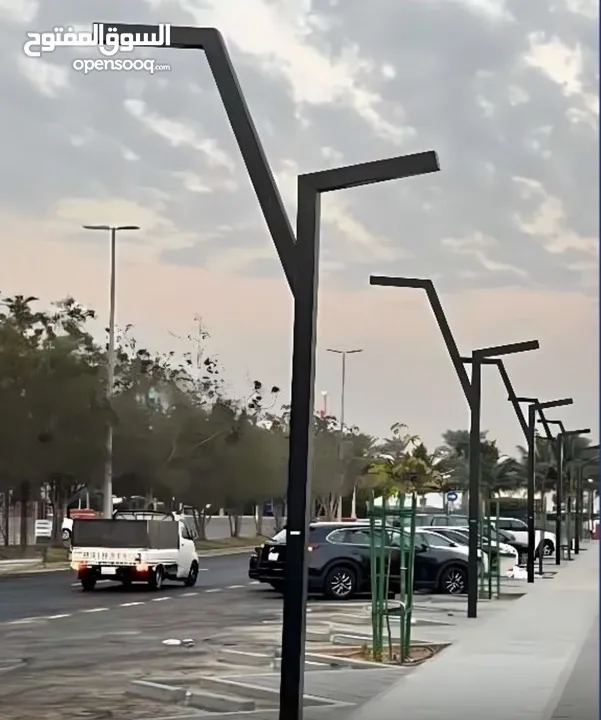 أعمدة إنارة ديكورية صناعة سعودية مودرن كلاسيك بولارد