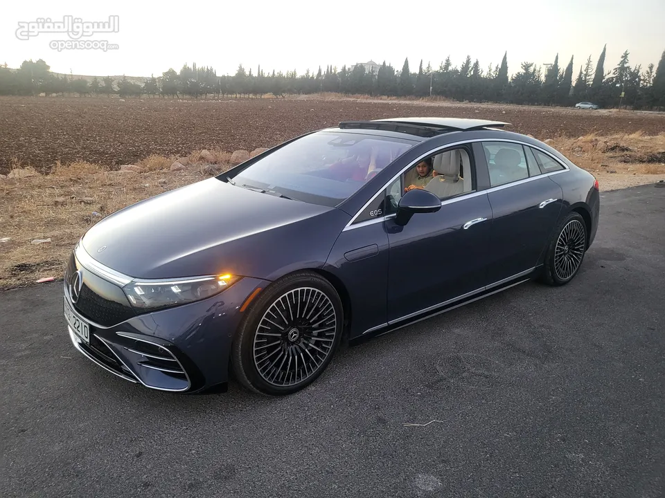 مرسيدس بنز EQS 450 + بحالة الوكالة وكفالة الوكالة