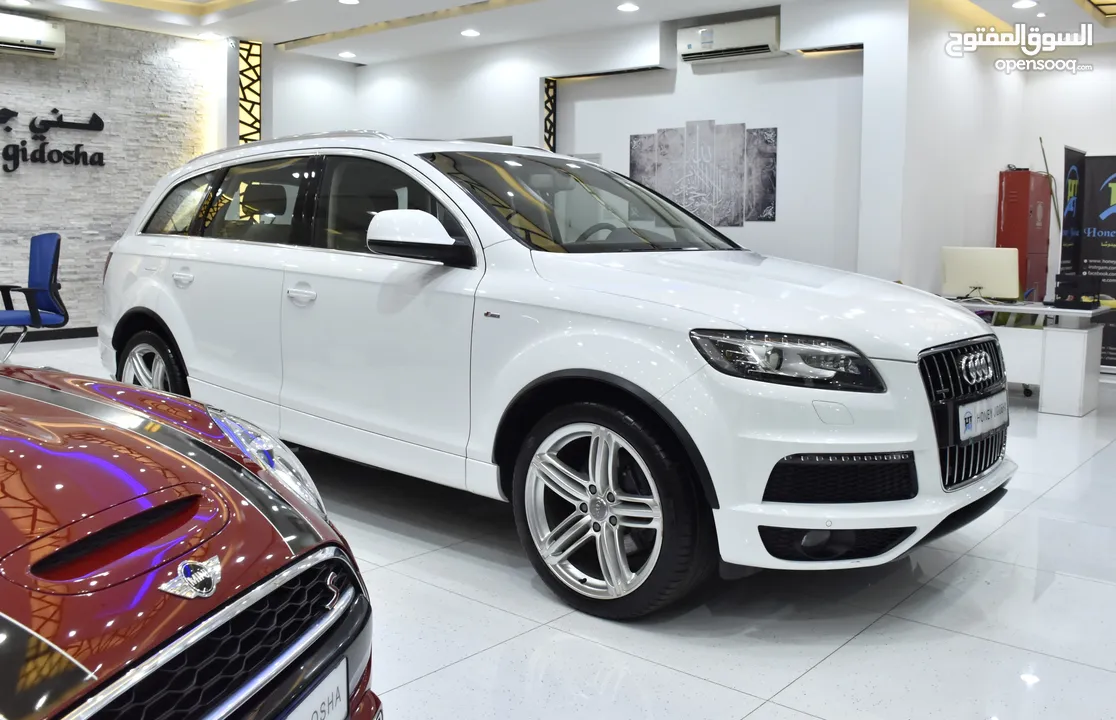 Audi Q7 S-Line 4.2L QUATTRO ( 2010 Model ) in White Color GCC Specs