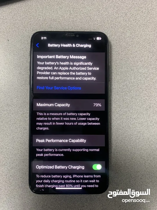 ايفون xs max بحاله ممتازه للبيع فقط وليس بدل