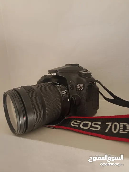 كاميرا Canon 70d بحاله ممتازه