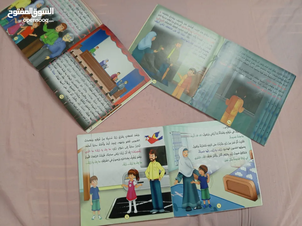 قصص أطفال لعمر 8 سنوات مستعملة للبيع بحالة جيدة جدا ومفيدة للأطفال وتعلم الأطفال الكتابة والقراءة .