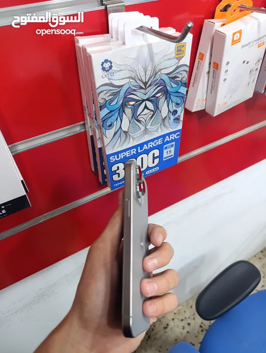 iPhone 15 pro max مستخدم نضيف