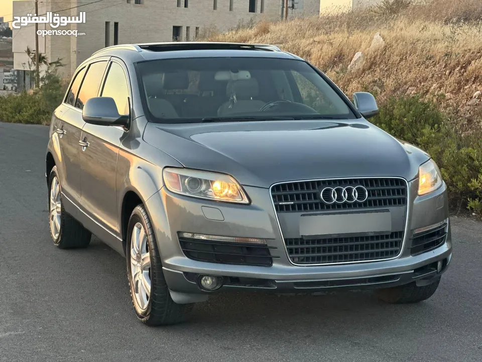 جيب اودي Q7 2007  كوارتر فل اوبشن كامل بانوراما اعلى صنف فحص كامل بحالة الوكالة