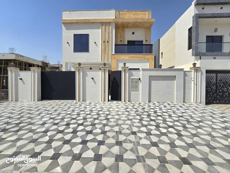 *77*A completely new modern stone villa, the first inhabitant in the Al Bahia area - Ajman