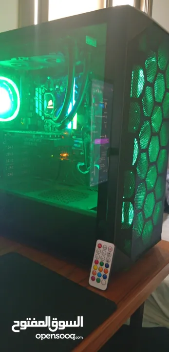 جهاز بمواصفات ممتازة تجميع مع rtx 3050 وتبريد مائي وبسعر حرق والتوصيل متوفر