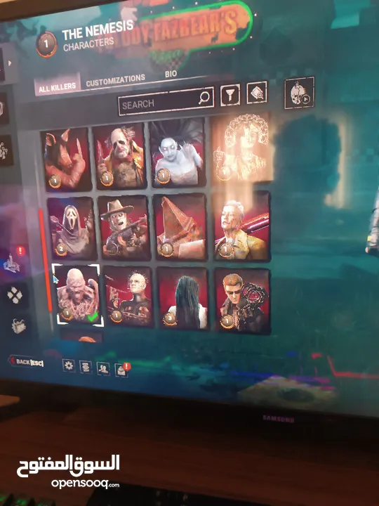 حساب dead by daylight للبيع