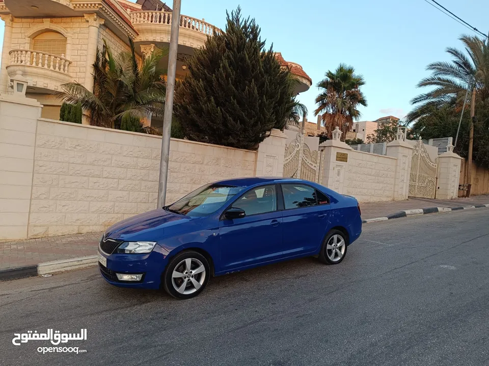 سكودا رابيد اتماتك 1400 تيربو 2019 بنزين بسعر حرق 56000 البدل وارد