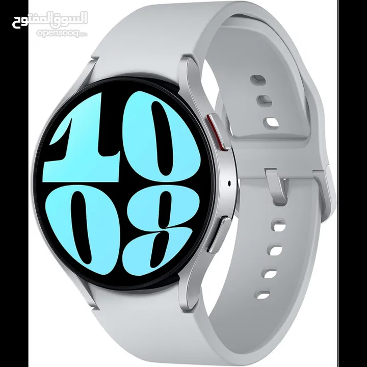 Samsung Watch6 Silver 44mm New ساعة سامسونج ووتش6 جديدة