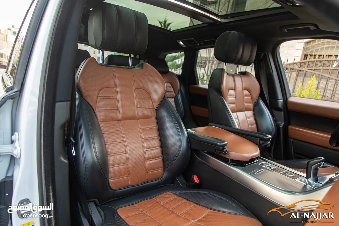 Range Rover Sport Supercharge 2014  السيارة وارد الشركة