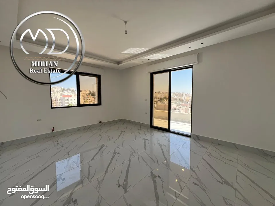 شقق ارضية وطوابق مكررة و أخير مع روف جديدة للبيع خلدا مساحات 150م & 190م مع تراسات و حدائق