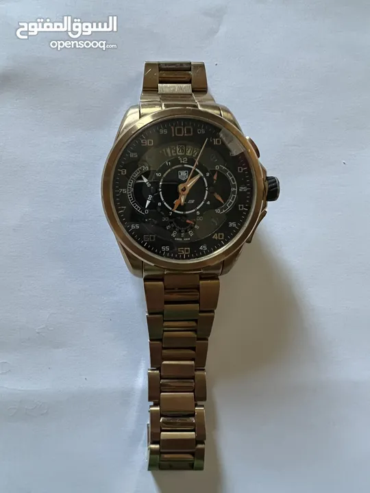 Tag Heuer Rose Gold SLS Mercedes Benz Mens’ Chronograph Watch
