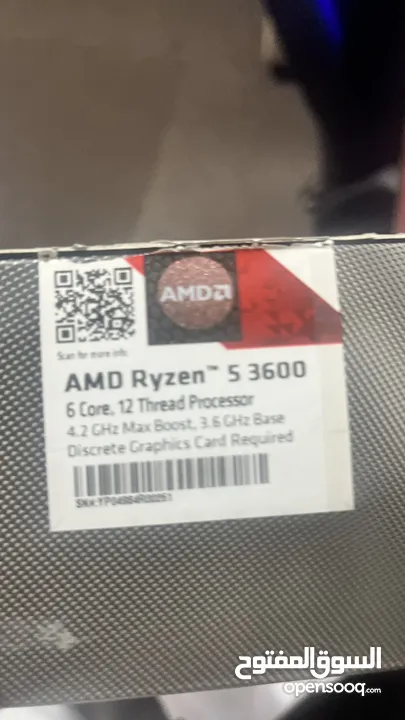 Ryzen 5 3600 6 core 12 thread processor للبيع