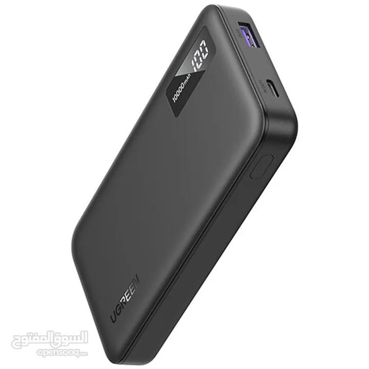 بوربانك يوجرين اصلي شحن سريع مع شاشه UGREEN USB-C Power Bank (10,000 mAh)