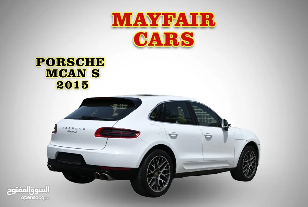 0% DP - AGENCY MAINTAINED - PORCSHE MACAN S 2015 - PANAROMIC ROOF - 3.0TC V6 4WD - WELL MAINTAINED