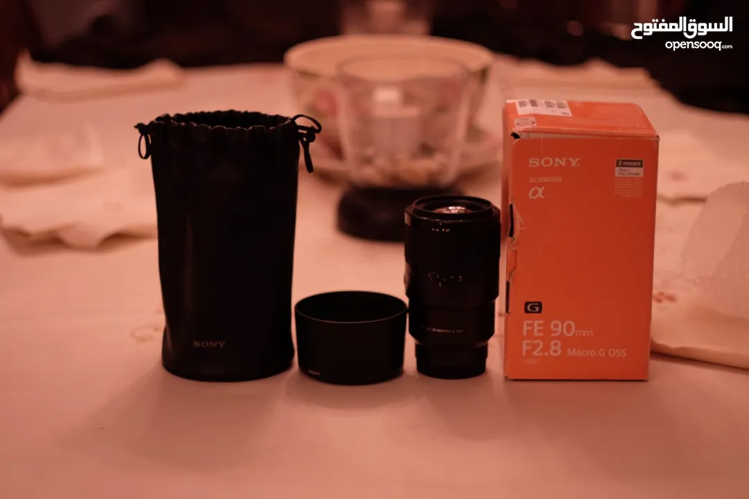 عدسة سوني للبيع  Sony Lens For Sale  (Sony FE 90 mm F2.8 Macro G OSS)