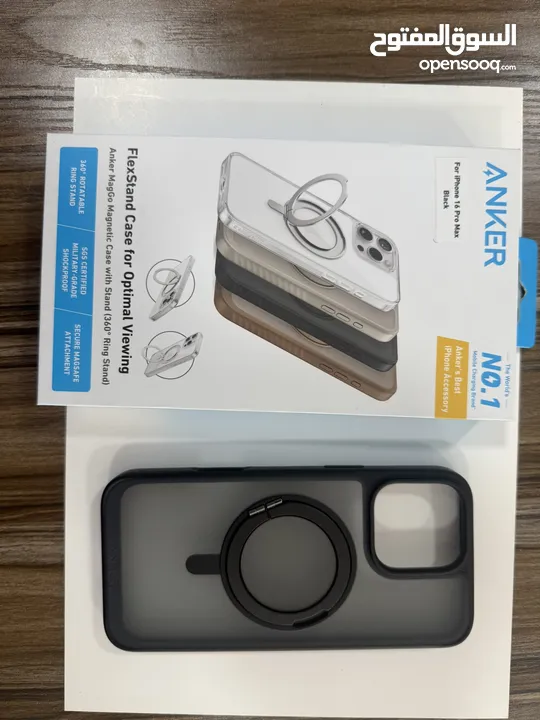 كفر انكر الأصلي ماج سيف آيفون 16 برو ماكس Anker FlexStand case for Optimal viewing IPhone 16 Pro Max