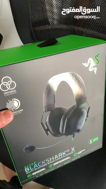 سماعة razer black shark