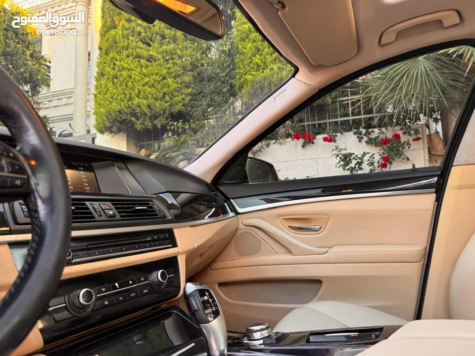 للبيع او البدل ع اقل سعر.  BMW 528i فحص كامل موديل 2014