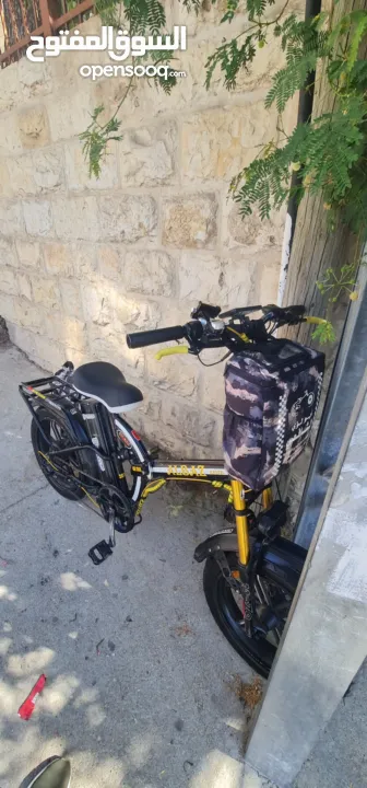 بسكليت كهربا مستعمل بحاله نضيفه