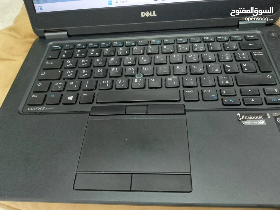 laptop dell same as new لابتوب ديل  still under store warranty نظيف royal  black جدا و سريع